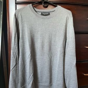 Mens Italian Marino Yarn crewneck sweater from Banana Republic